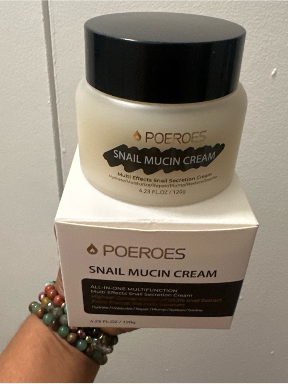Snail Mucin Cream Moisturizer (White)